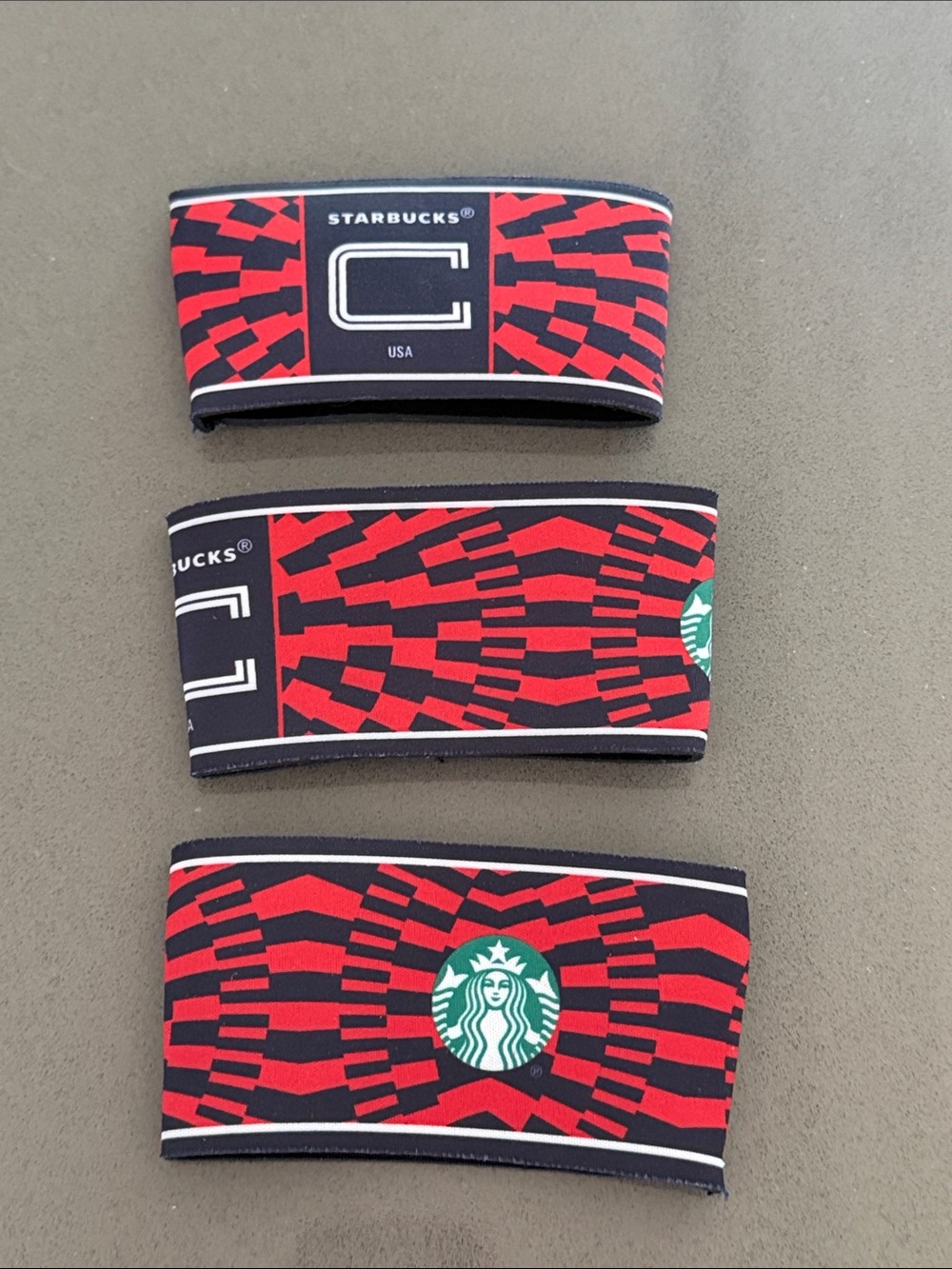 Starbucks Limited Edition FIFA Cup Sleeves (Set of 3) NEW!